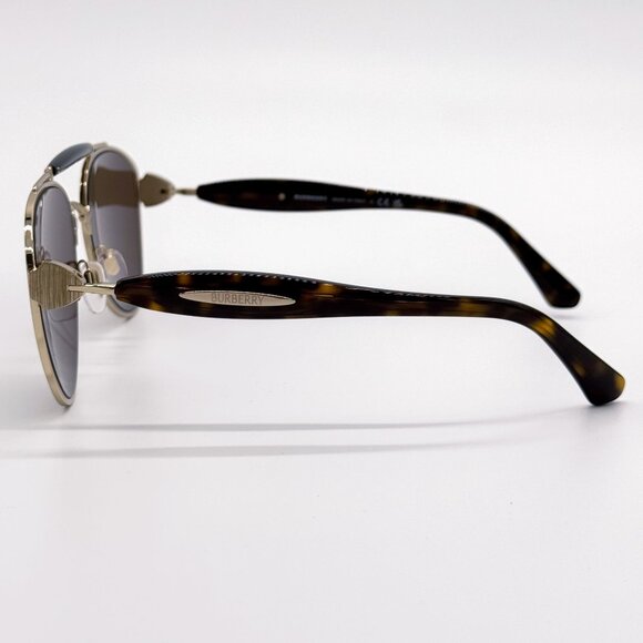 NEW BURBERRY SUNGLASSES BE3160 110973  GOLD BLACK UNISEX BE3160 1109/73 main image 9